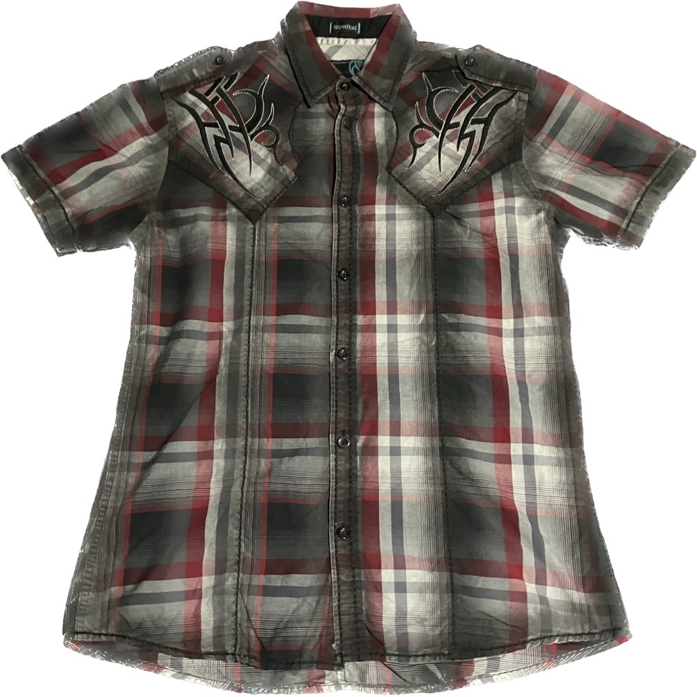 Signature Roar Button Up Shirt Size Medium